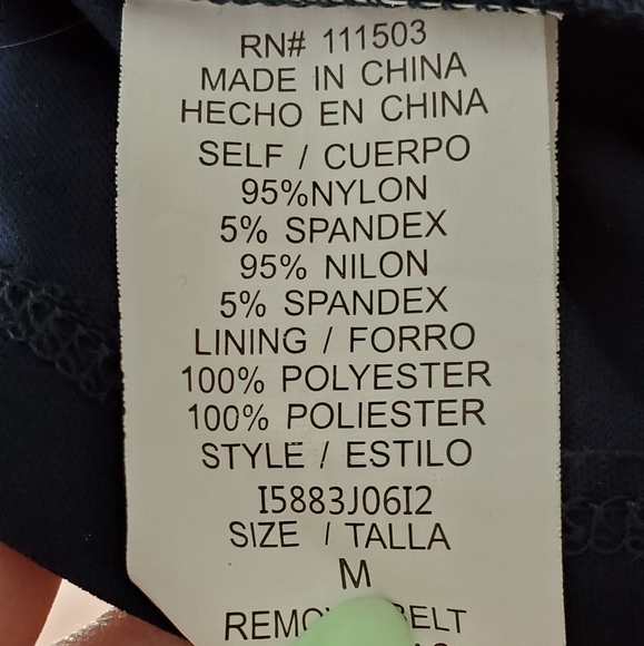 AS U WISH Navy Blue Lace Peasant Dress - Size M - Picture 4 of 6